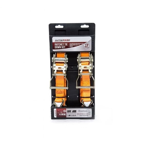 Sangle - tendeur - set d'arrimer Tompar SANGLES D'ARRIMMER MED SPIROL XH-RB028 960 KG 5 M 2 STYCKEN
