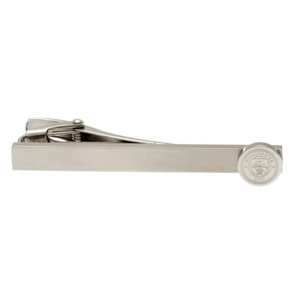 Manchester City FC Stainless Steel Tie Slide Silver One Size