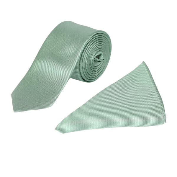 Burton Mens Tie & Pocket Square Set Sage One Size