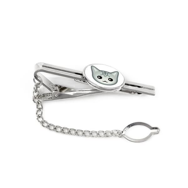 Burmilla - elegant nyckelring i metall som present från Art-Dog