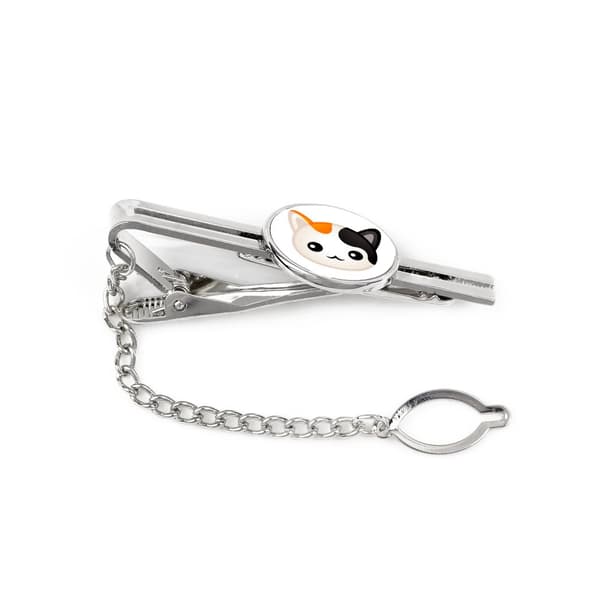 Japansk bobtail - elegant metal nøglering som gave fra Art-Dog