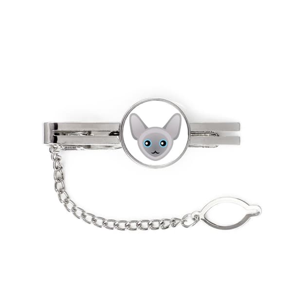 Peterbald - elegant metallnyckelring som present från Art-Dog