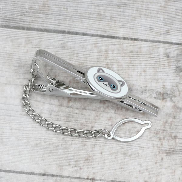 Ragdoll - elegant metal nøglering som gave fra Art-Dog