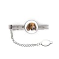 Miniatyrbillede 1 af 4: Beagle - et geometrisk klip med et foto og en inskription til Art-Dog-slipset