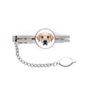 Miniatyrbillede 1 af 4: Labrador Retriever - geometrisk nål med foto og inskription til et Art-Dog slips