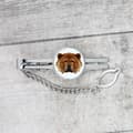 Miniatyrbild 3 av 4: Chow Chow - en geometrisk nål med ett foto och en inskription för Art-Dog-slipsen