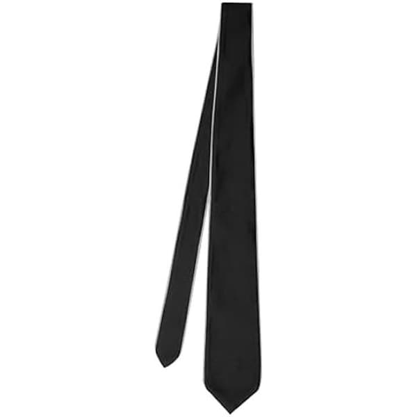 Cravate Deluxe Akademi Nevermore - CINEREPLICAS - Onsdag Addams - Svart - Officiell Licens - Nålsmärke Inkluderat