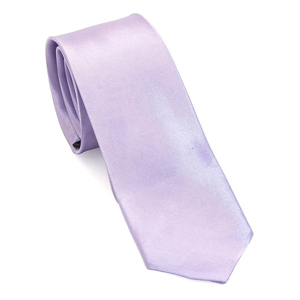 Smal / slimmad enfärgad slips - Olika färger