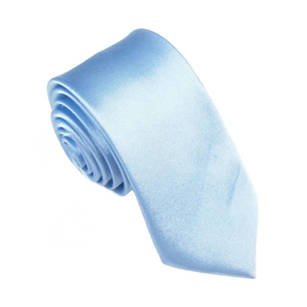 Smal / slimmad enfärgad slips - Olika färger