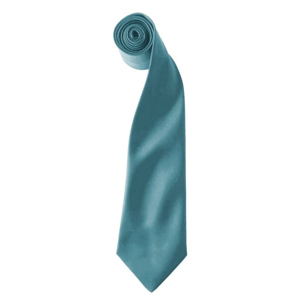 Premier Colours Mens Satin Clip Tie (Pack of 2)