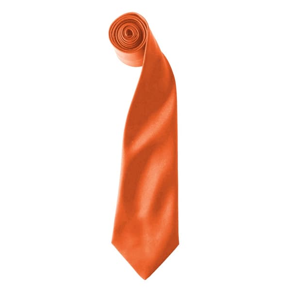 Premier Colours Mens Satin Clip Tie (Pack of 2)