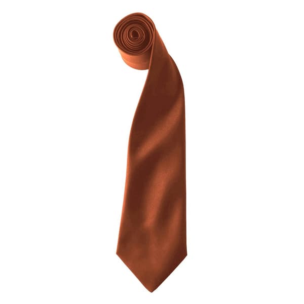 Premier Colours Satin Clip Tie för män (2 st.)