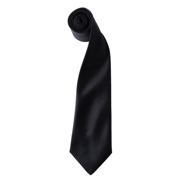 Premier Colours Satin Clip Tie för män (2 st.)