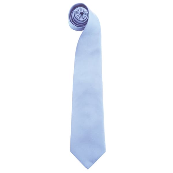 Premier Mens Fashion ”Colours” Work Clip On Tie (Pack of 2)