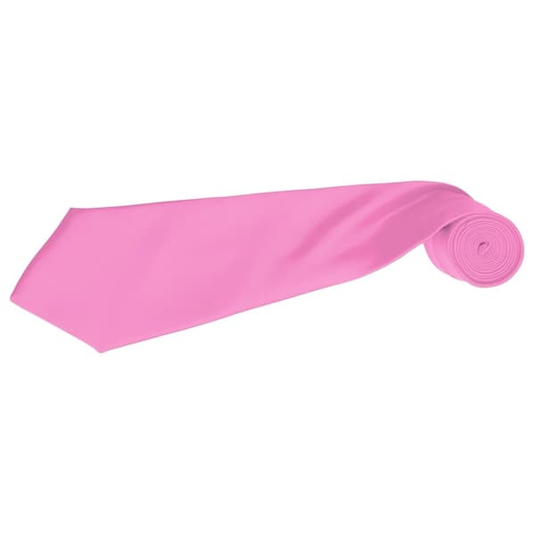 Premier Mens Plain Satin Tie (Narrow Blade) (Pack of 2)