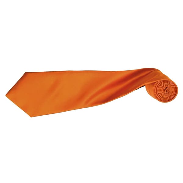 Premier Mens Plain Satin Tie (Narrow Blade) (Pack of 2)
