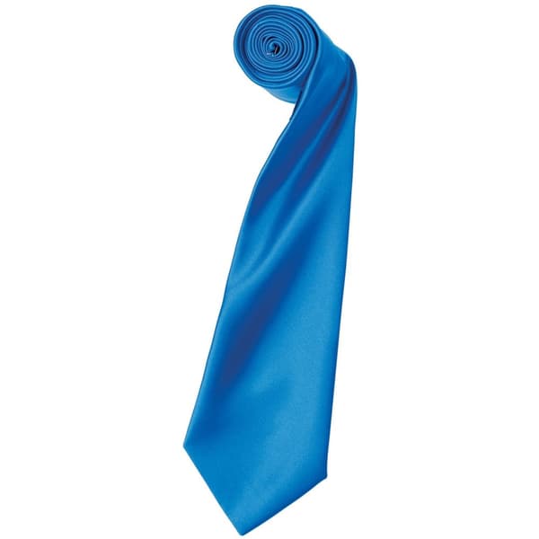 Premier Mens Plain Satin Tie (Narrow Blade)