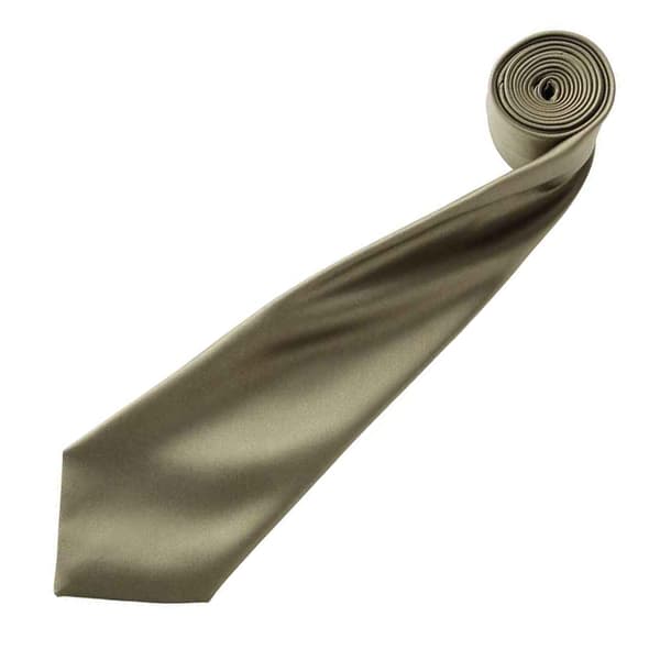 Premier Mens Plain Satin Tie (Narrow Blade)