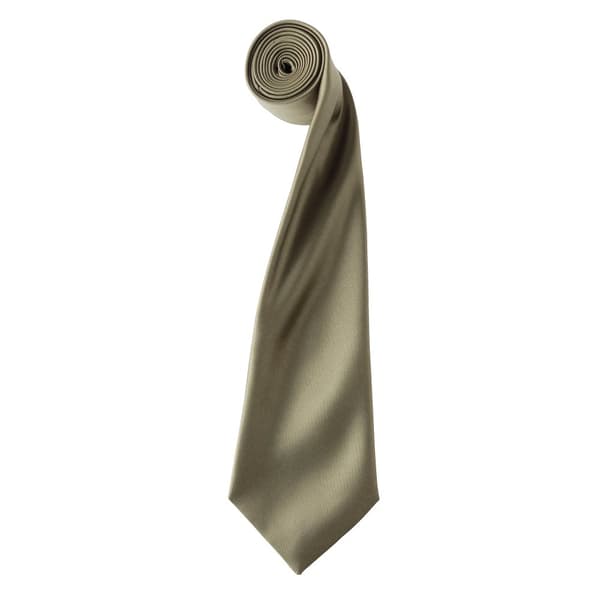 Premier Mens Plain Satin Tie (Narrow Blade)