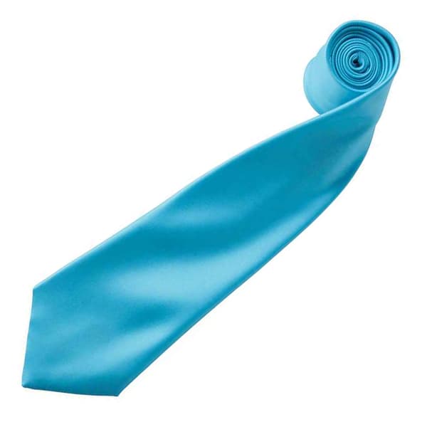 Premier Mens Plain Satin Tie (Narrow Blade)