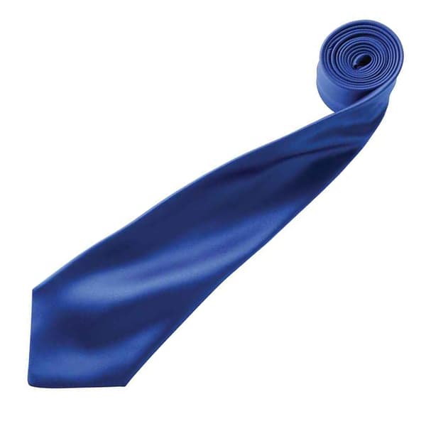 Premier Mens Plain Satin Tie (Narrow Blade)