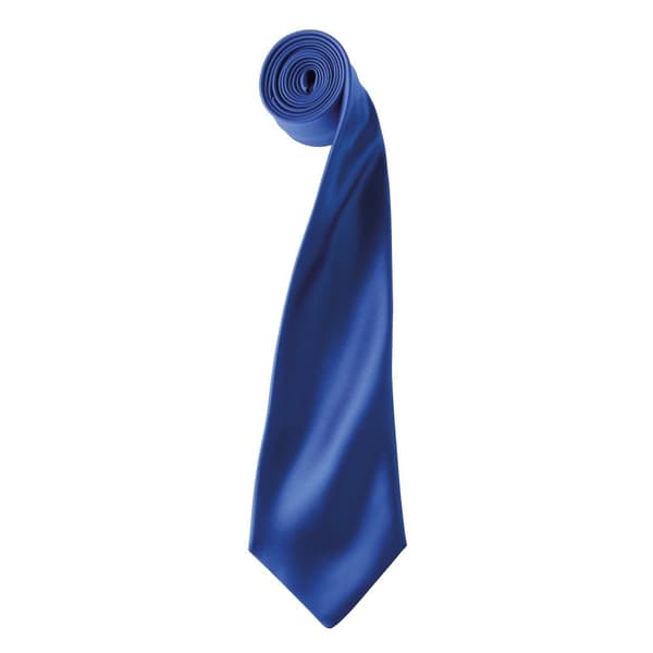 Premier Mens Plain Satin Tie (Narrow Blade)