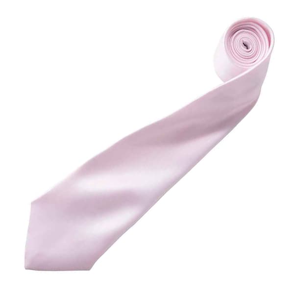 Premier Mens Plain Satin Tie (Narrow Blade)