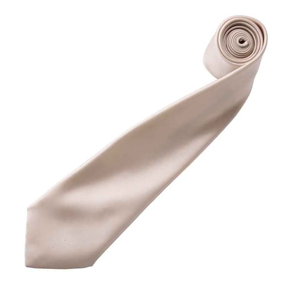 Premier Mens Plain Satin Tie (Narrow Blade)