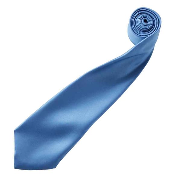 Premier Mens Plain Satin Tie (Narrow Blade)