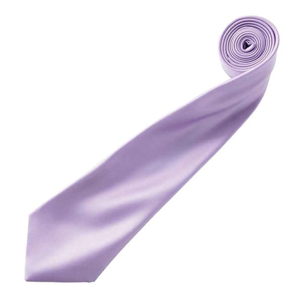 Premier Mens Plain Satin Tie (Narrow Blade)
