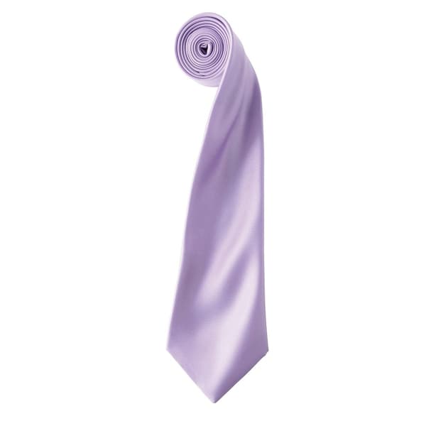 Premier Mens Plain Satin Tie (Narrow Blade)