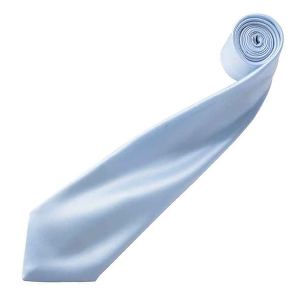 Premier Mens Plain Satin Tie (Narrow Blade)