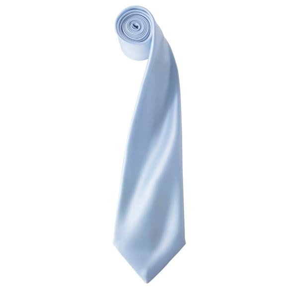 Premier Mens Plain Satin Tie (Narrow Blade)