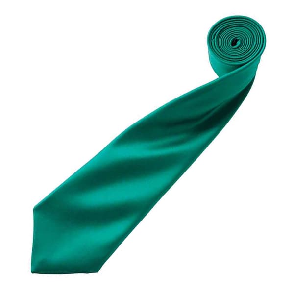 Premier Mens Plain Satin Tie (Narrow Blade)