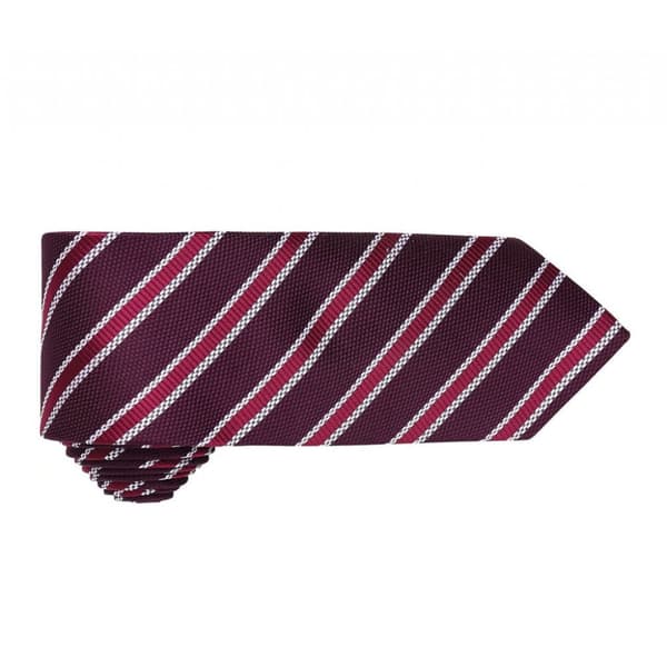 Premier Mens Waffle Stripe Formal Business Tie (Pack of 2)