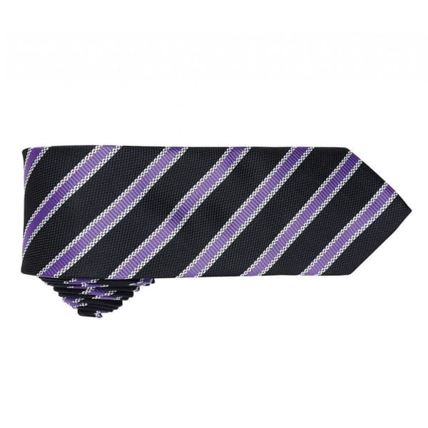 Premier Mens Waffle Stripe Formal Business Tie (Pack of 2)