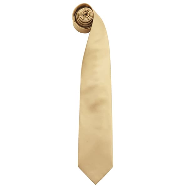 Premier Mens "Colours" vanlig mode/affärsslips för män Gold One Size