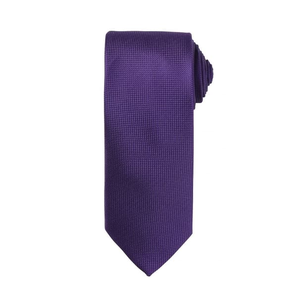 Premier Mens Micro Waffle Formal Work Tie (Pack of 2)