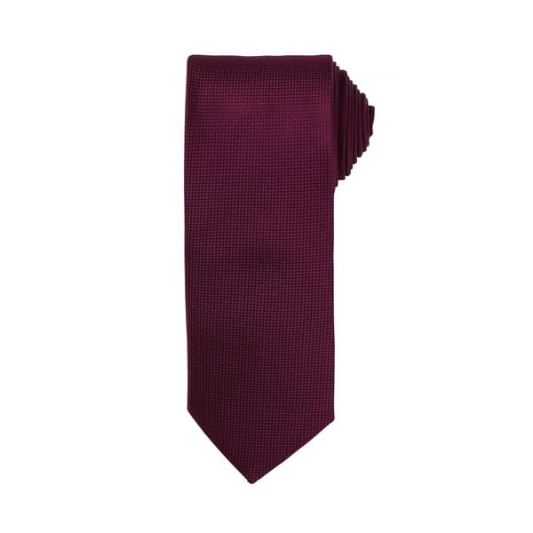 Premier Mens Micro Waffle Formal Work Tie (Pack of 2)