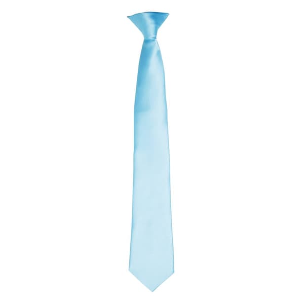 Premier Colours Mens Satin Clip Tie