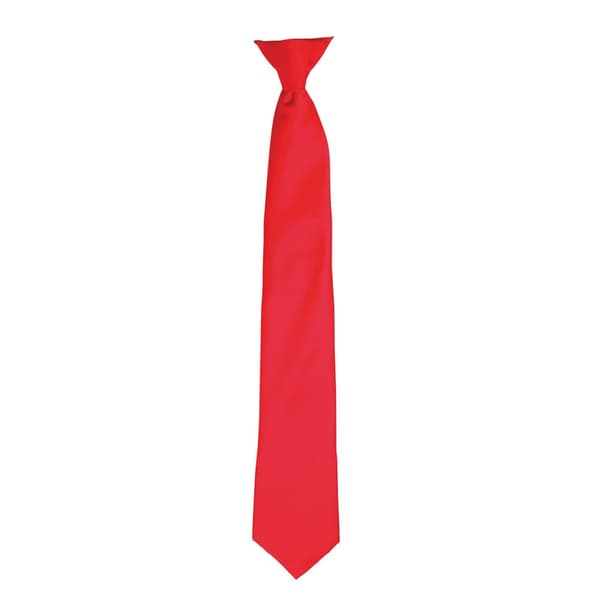 Premier Colours Mens Satin Clip Tie