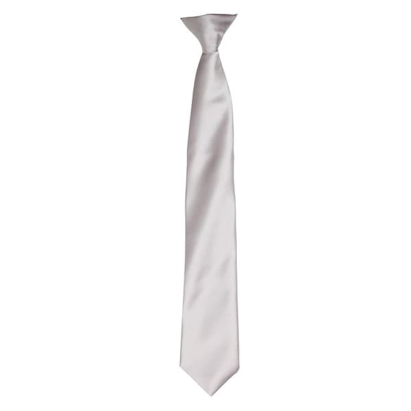 Premier Colours Mens Satin Clip Tie
