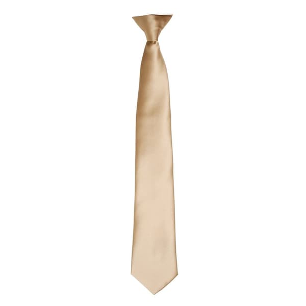 Premier Colours Mens Satin Clip Tie