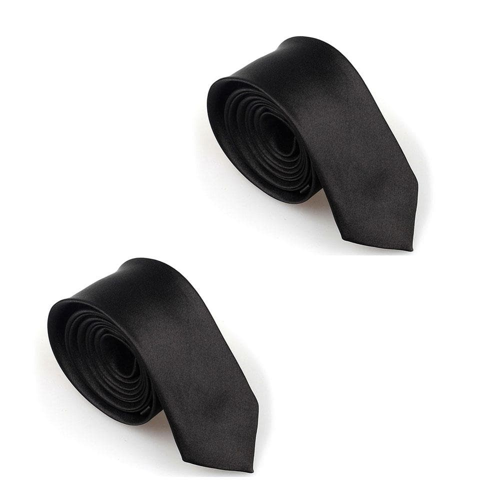 2-pack Smal / slimmad modern slips - svart