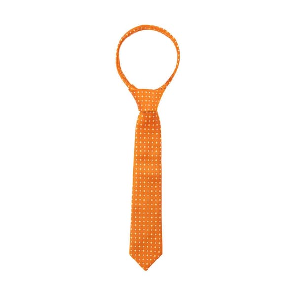 Supreme Products Childrens/Kids Diamond Show Tie Orange/Gold One Size