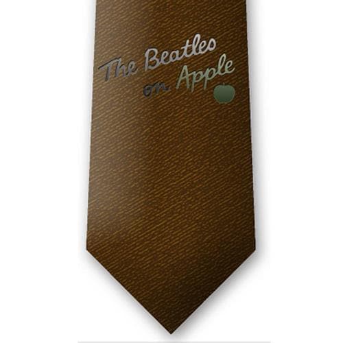 The Beatles Unisex Adult On Apple Silk Tie Umber/Silver One Size