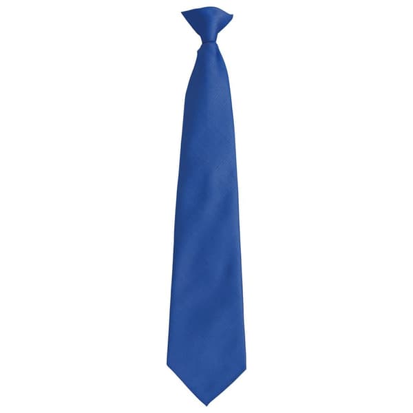 Premier Unisex Adult Colours Fashion Plain Clip-On Tie