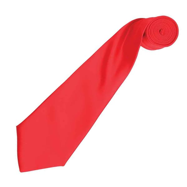 Premier Unisex Adult Colours Satin Tie