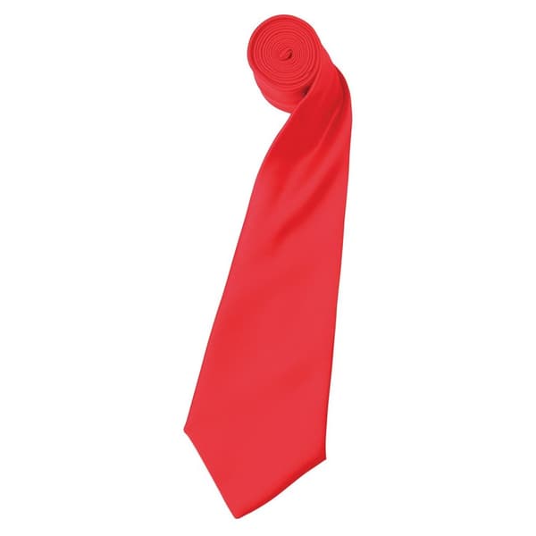Premier Unisex Adult Colours Satin Tie