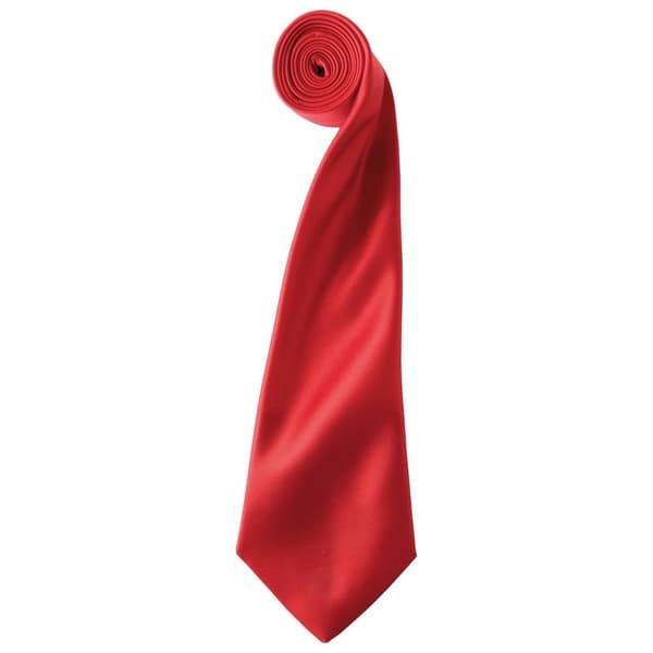 Premier Unisex Adult Colours Satin Tie